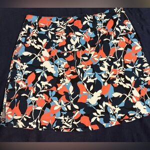 Lady Hagen golf skort, size 6, navy, red and blue
